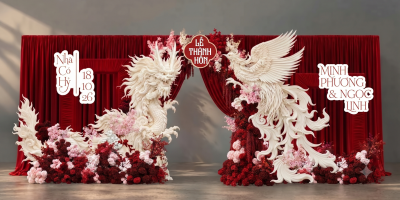 Mẫu Decor Cưới Tông Màu Đỏ: Xu Hướng Sang Trọng, Đậm Nét Truyền Thống