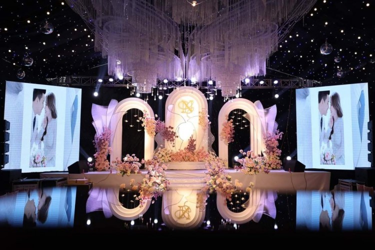 Trang trí tiệc cưới nhà hàng, khách sạn tại TX Quế Võ